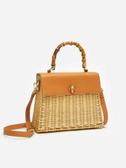 J.McLaughlin Royalton Wicker Handbag-Women Shoes & Accessories