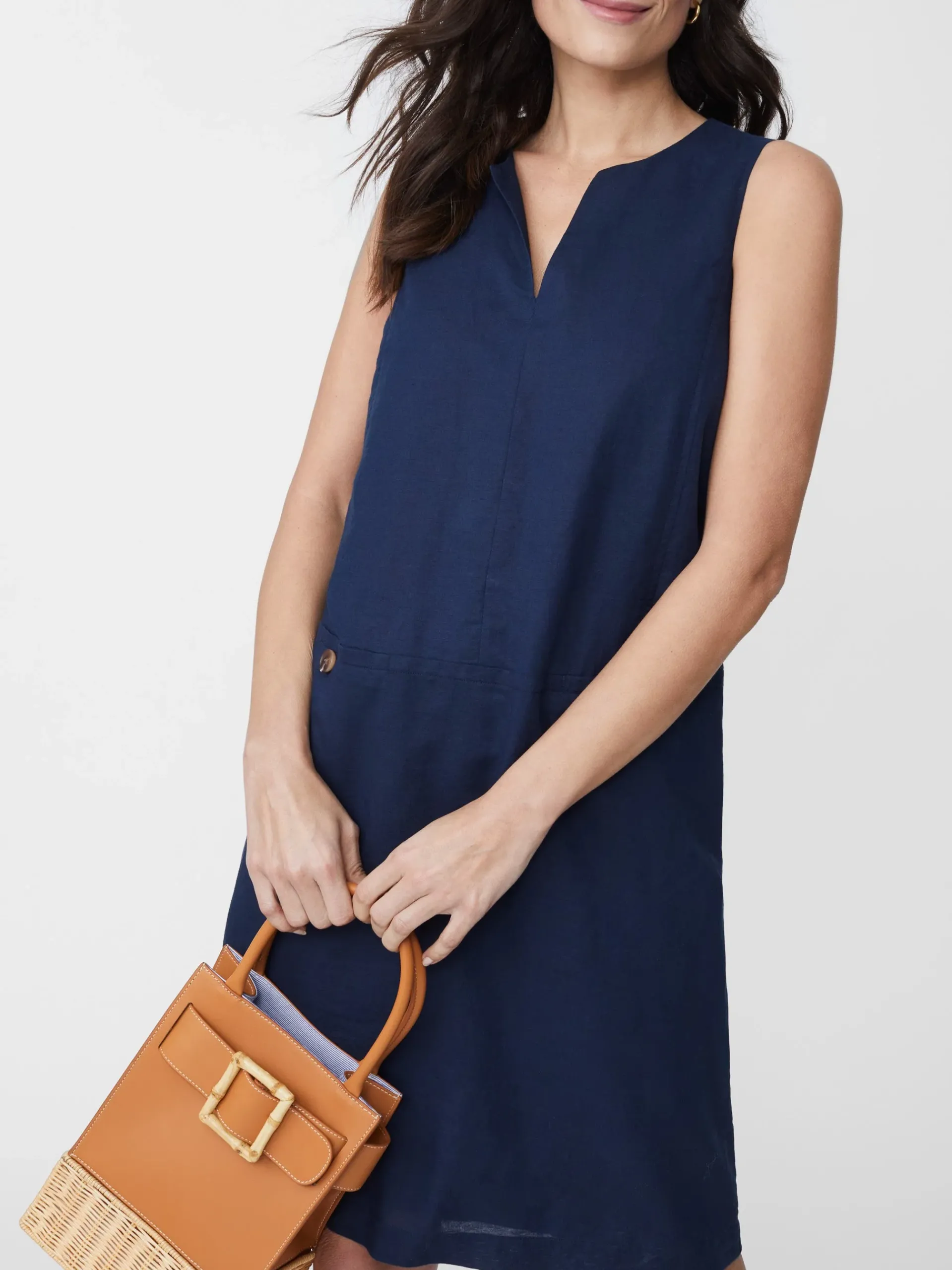 J.McLaughlin Rue Linen Dress-Women Dresses