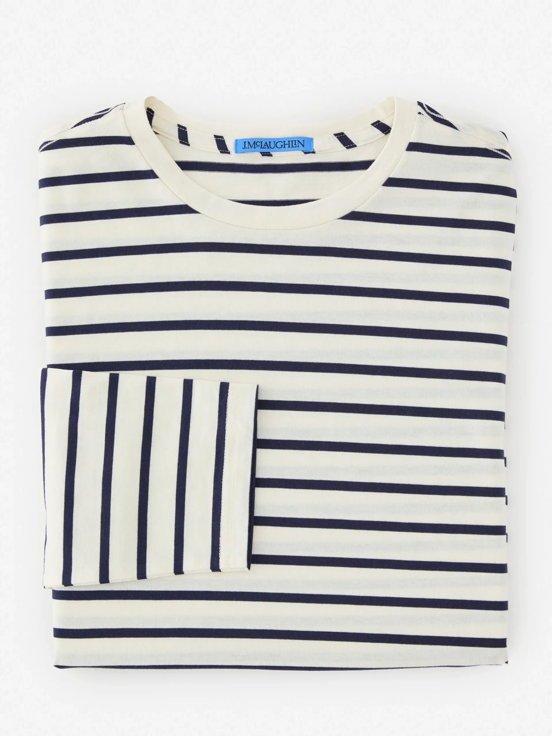 J.McLaughlin Ryan Tee In Weston- Knits & Polos