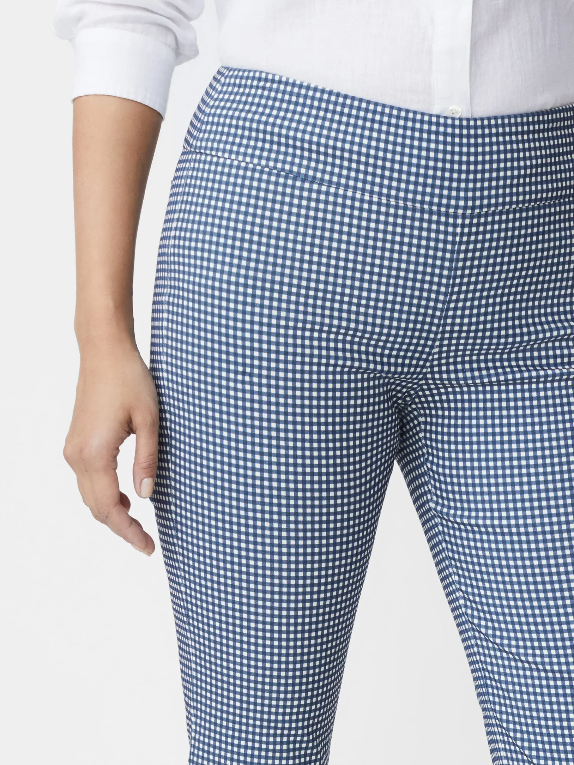 J.McLaughlin Rylie Pants In Cabana Gingham-Women Pants
