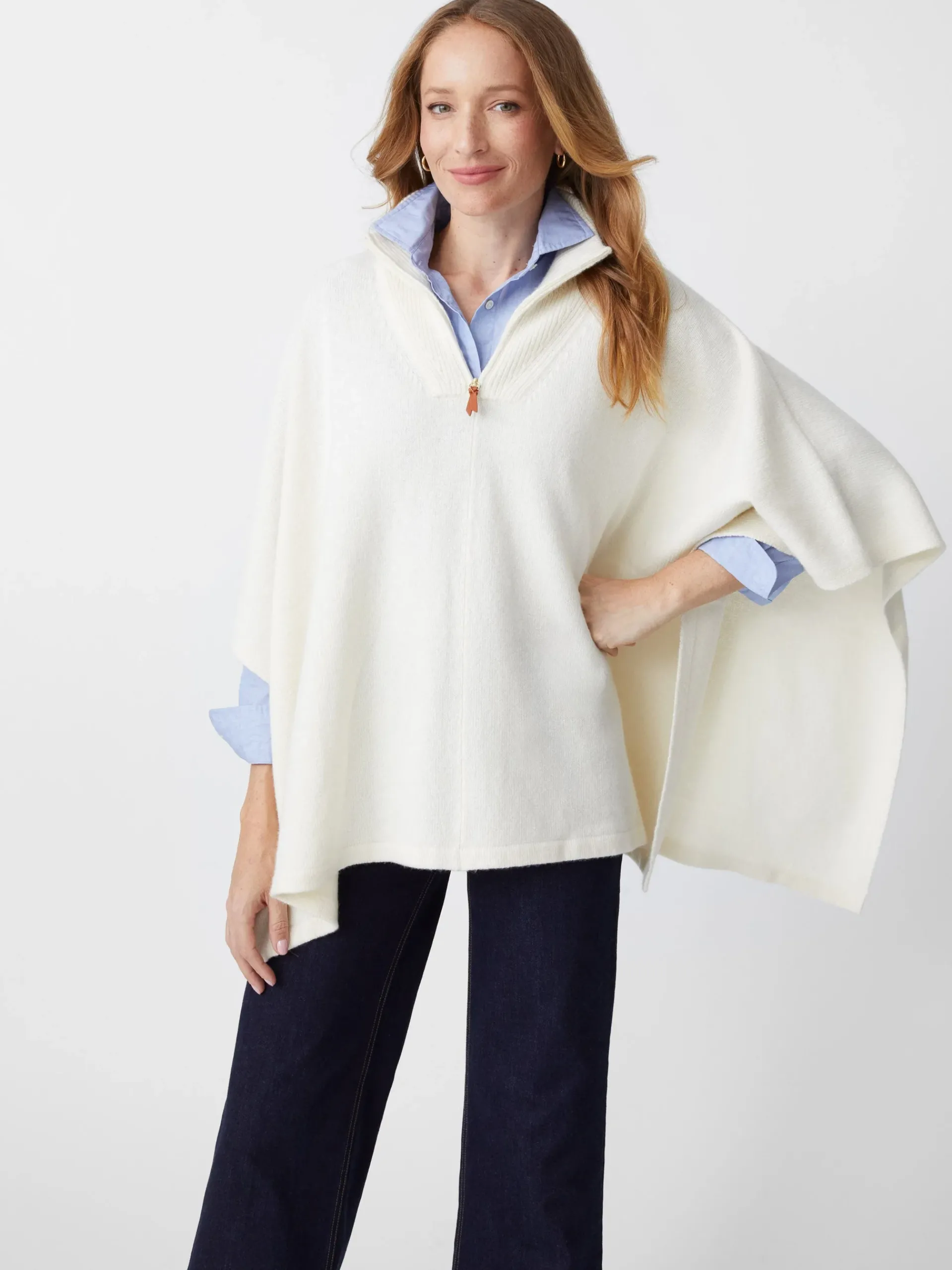 J.McLaughlin Sheila Poncho-Women Jackets & Outerwear|Sweaters
