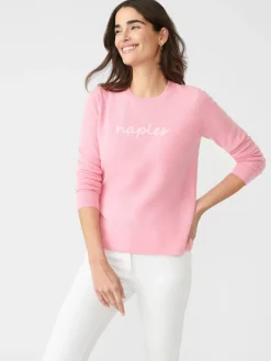 J.McLaughlin Shield Cashmere Sweater In Naples-Women Sweaters