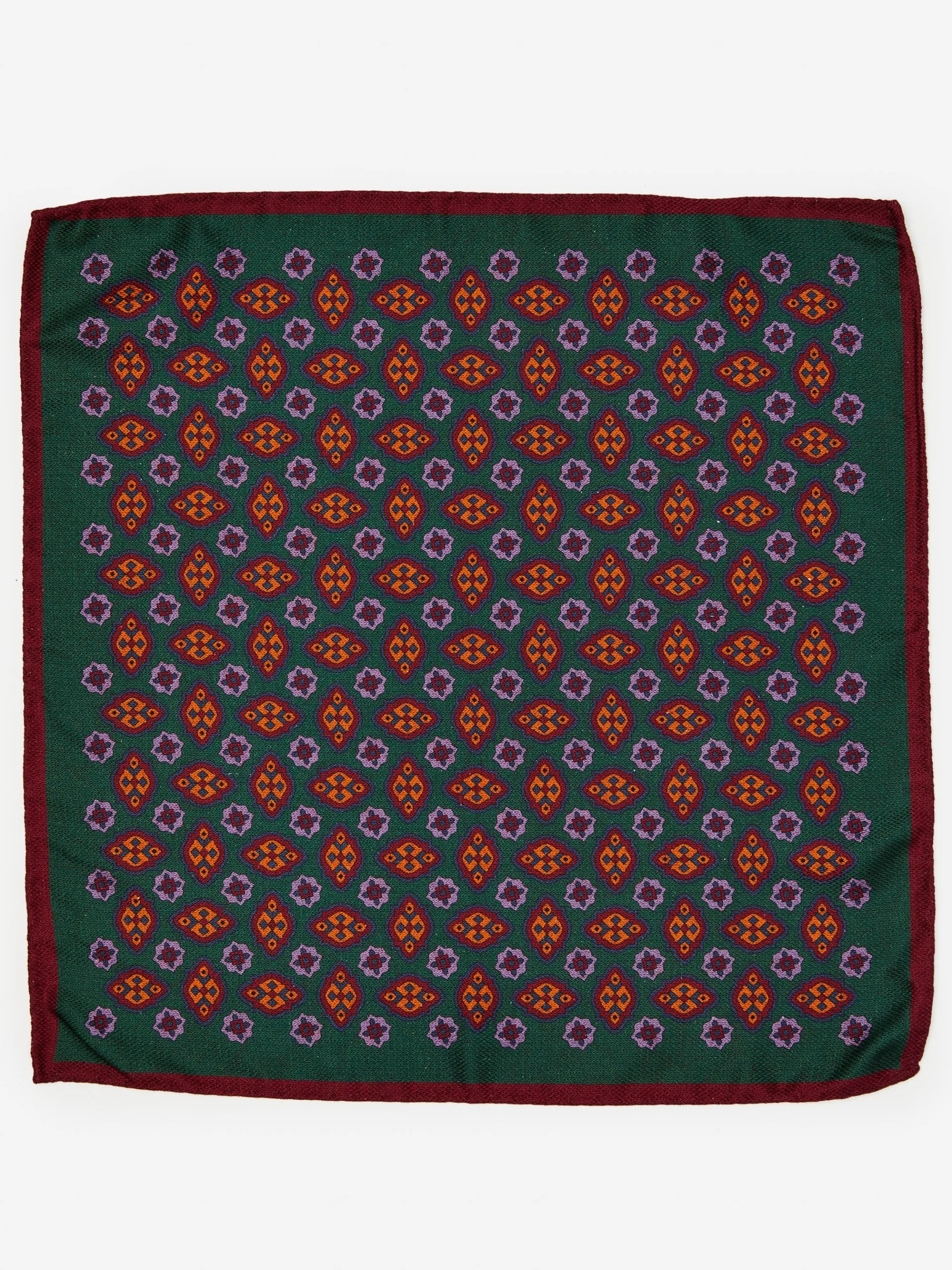 J.McLaughlin Silk Pocket Square In Foulard- Shoes & Accessories|Pocket Squares