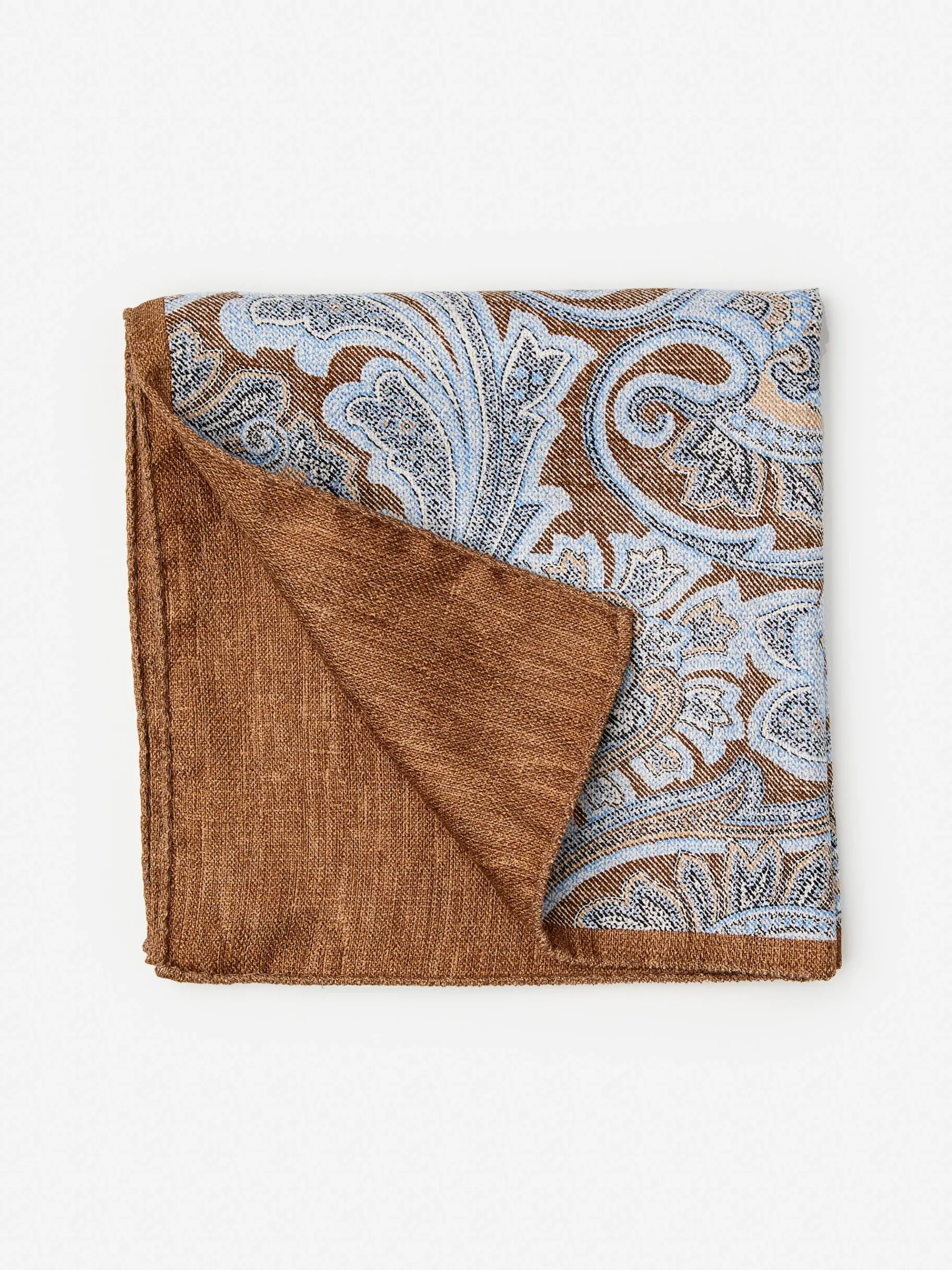 J.McLaughlin Silk Pocket Square In Paisley- Shoes & Accessories|Pocket Squares