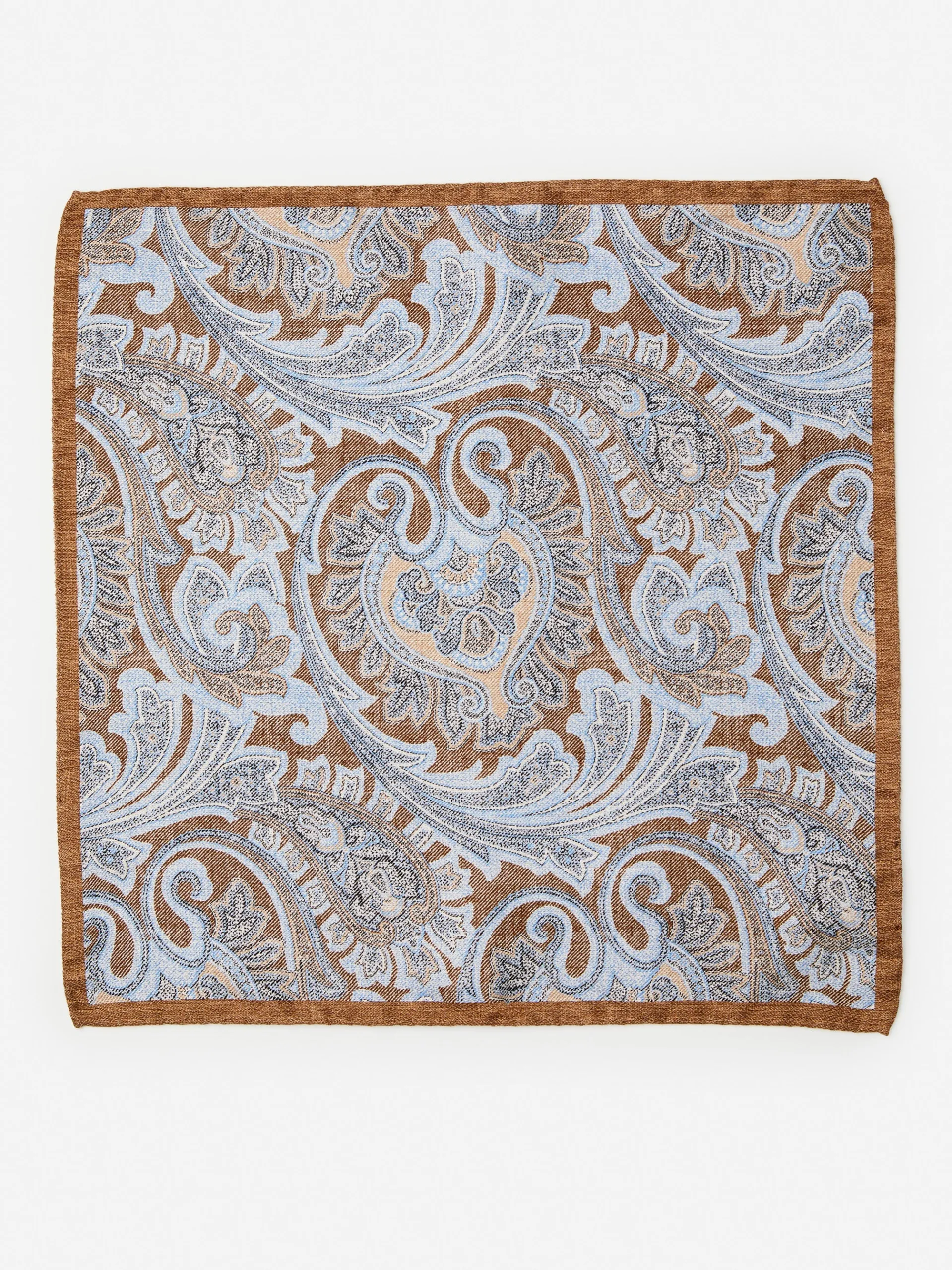 J.McLaughlin Silk Pocket Square In Paisley- Shoes & Accessories|Pocket Squares