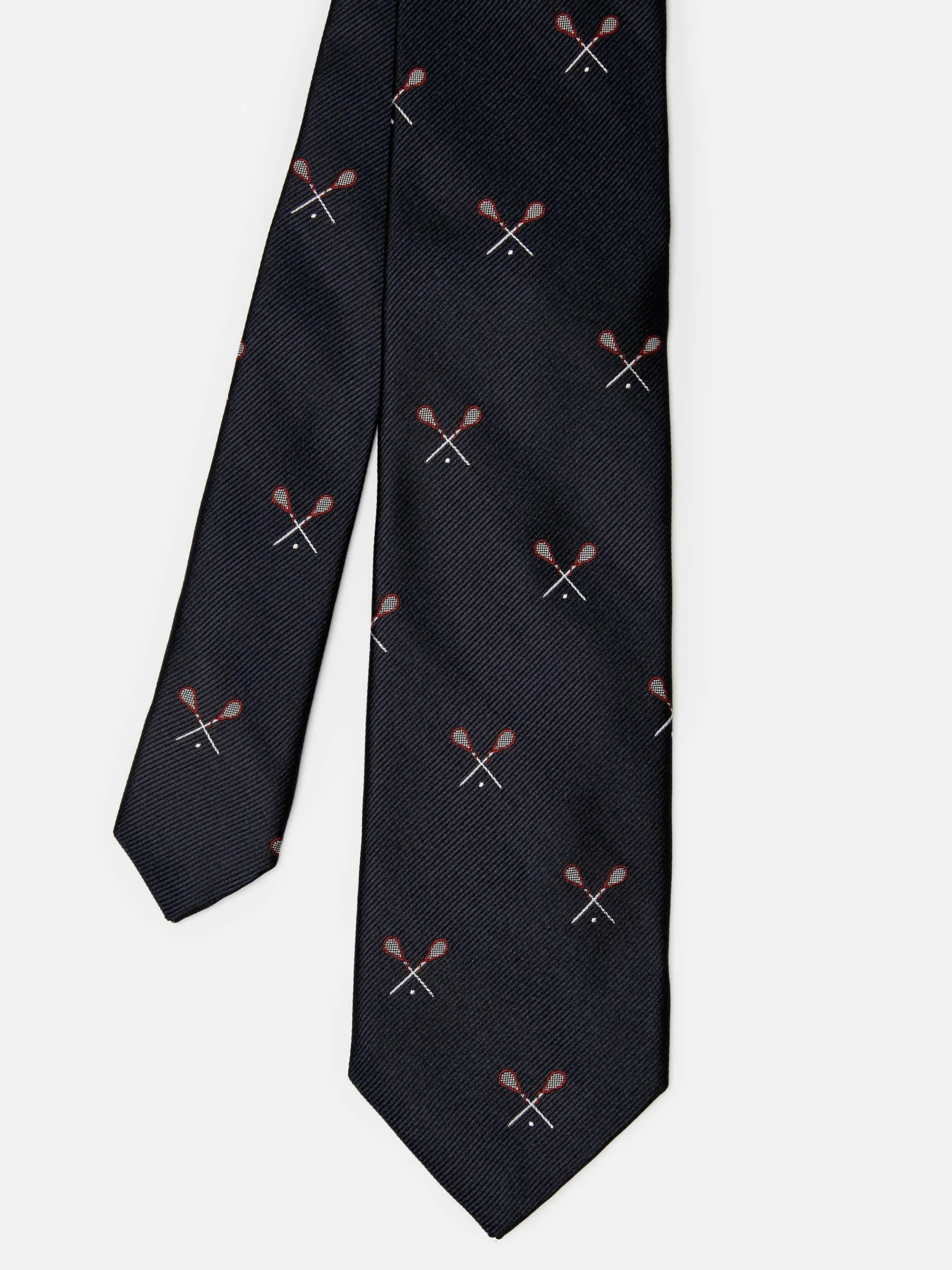 J.McLaughlin Silk Tie In Lacrosse Sticks- Shoes & Accessories|Ties
