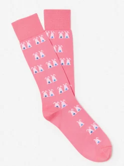 J.McLaughlin Socks In Easter Bunny- Shoes & Accessories|Socks