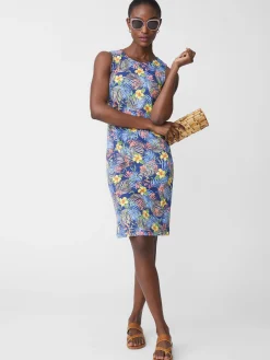 J.McLaughlin Sophia Sleeveless Dress In Bay Breeze-Women Dresses