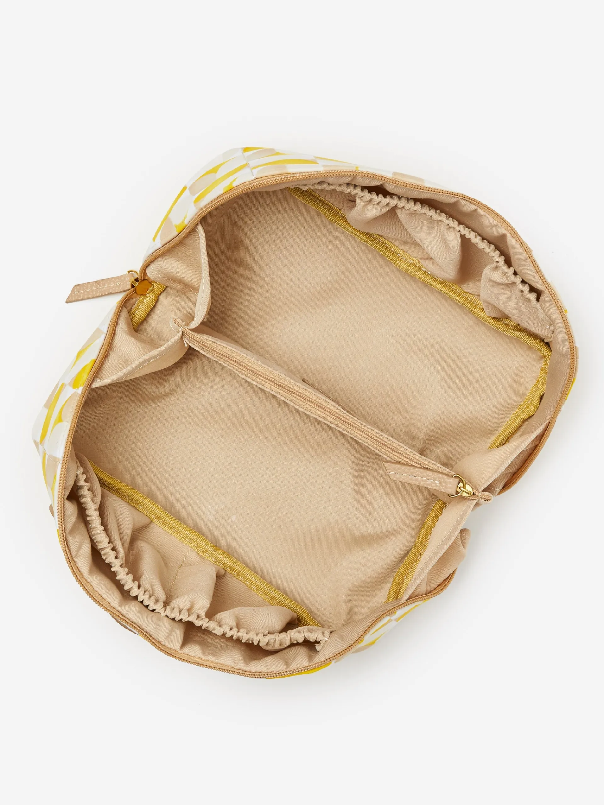 J.McLaughlin Stash Cosmetic Bag In Deco Tulip-Women Shoes & Accessories|Handbags