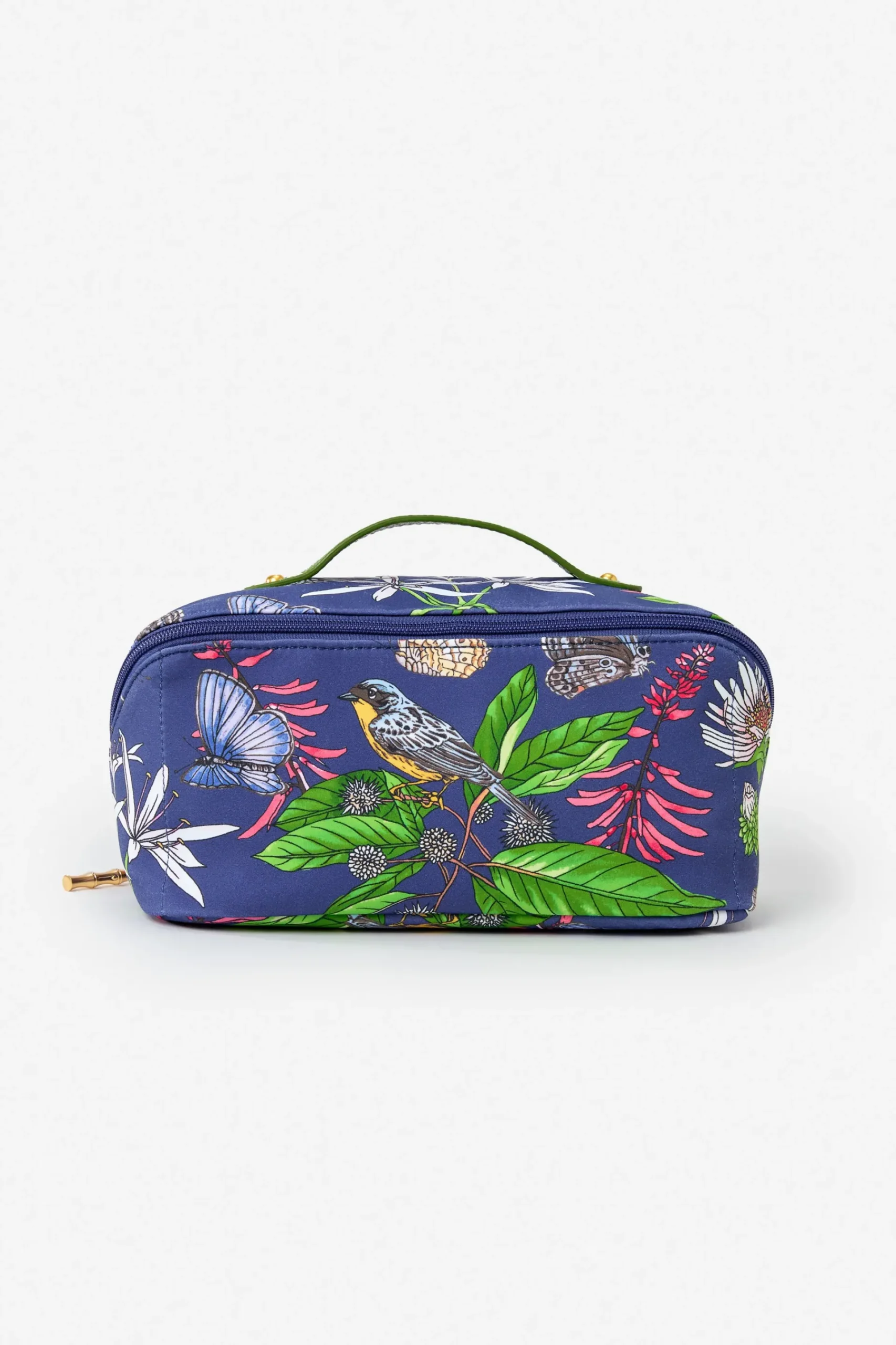 J.McLaughlin Stash Cosmetic Bag In Mini Jardin Mariposa-Women Shoes & Accessories