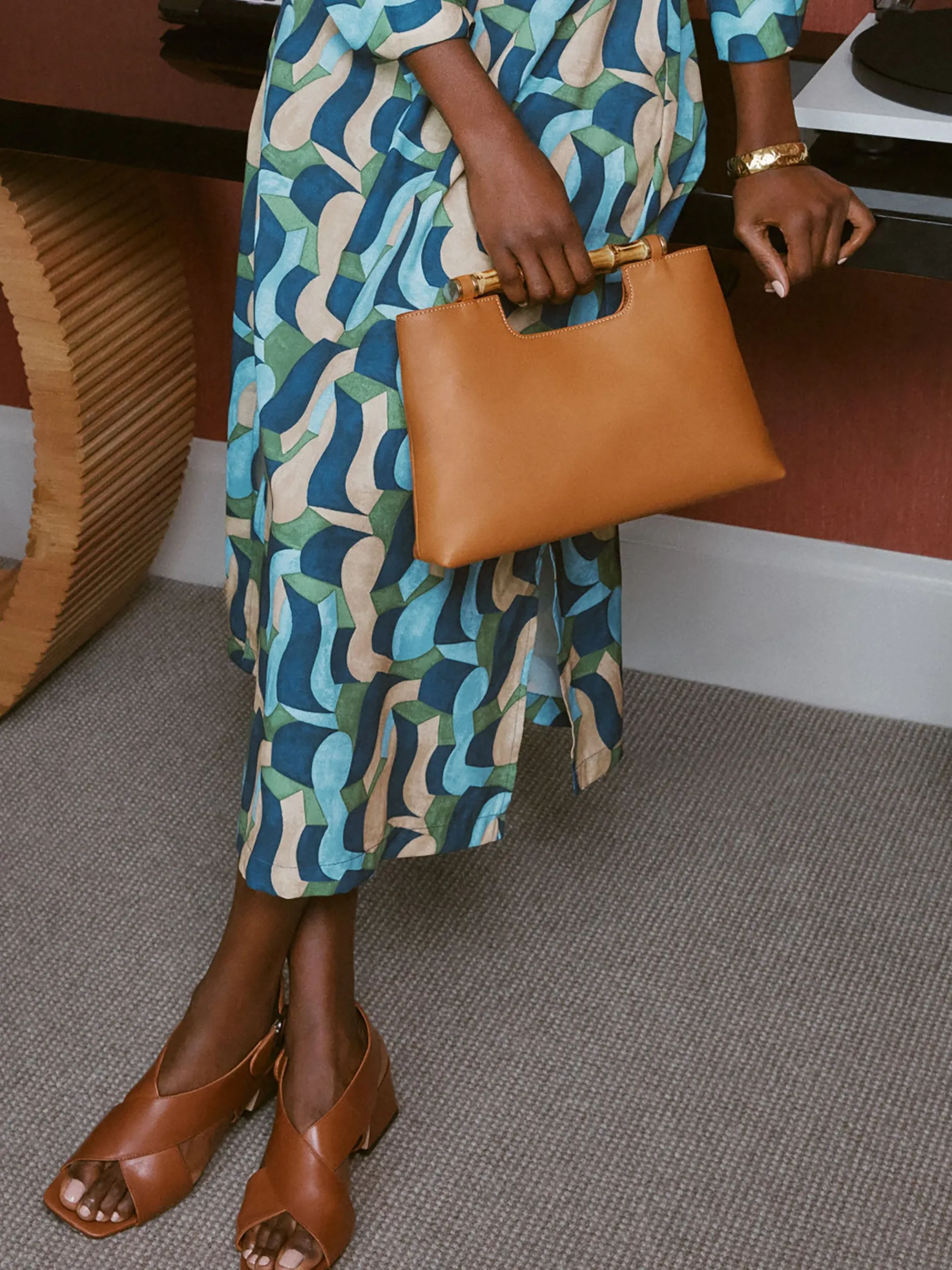 J.McLaughlin Sumpter Leather Clutch-Women Shoes & Accessories|Clutches