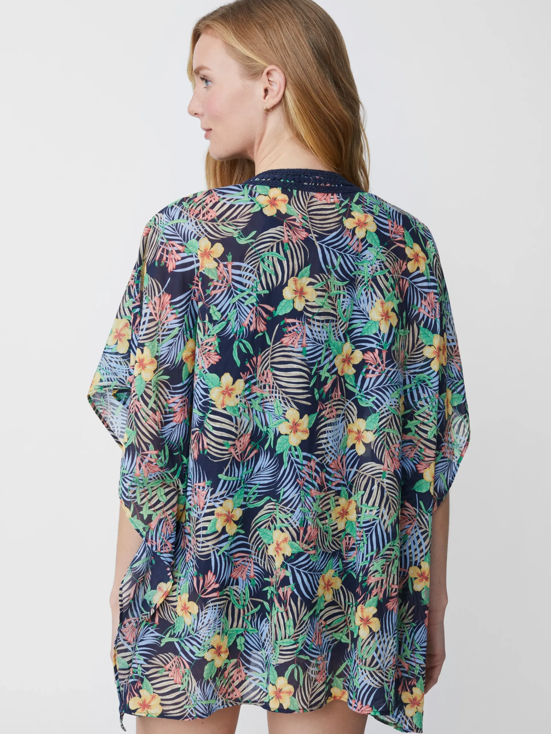 J.McLaughlin Sunset Cover Up In Bay Breeze-Women Swim