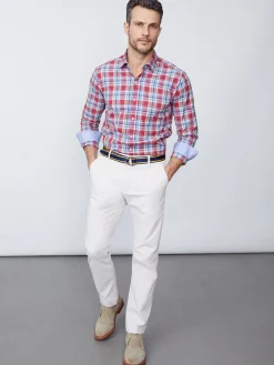 J.McLaughlin Taylor Straight-Fit Chino Pants- Pants
