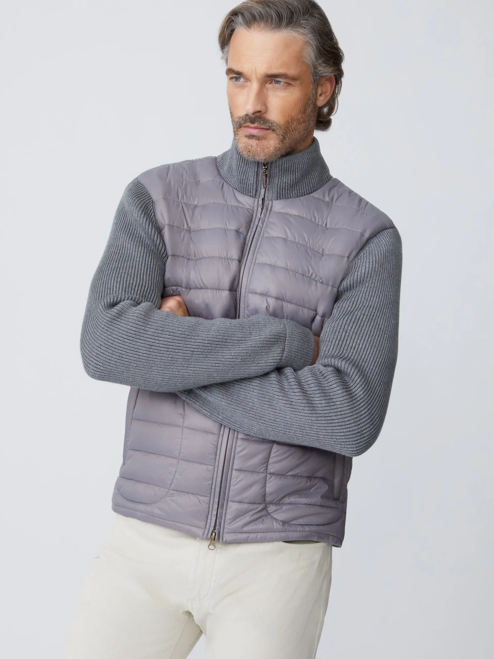 J.McLaughlin Torino Zip Up- Sweaters|Jackets & Outerwear