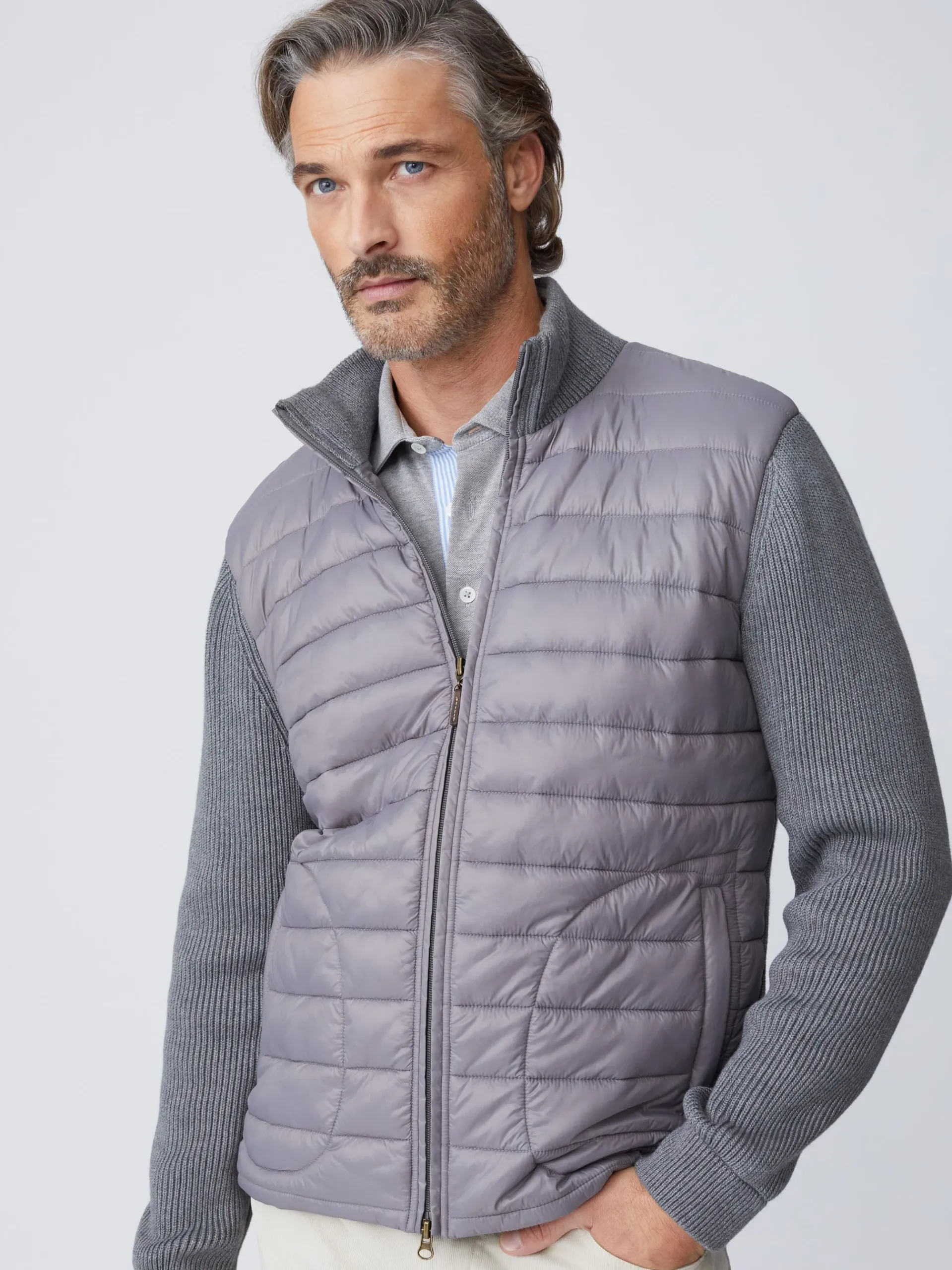 J.McLaughlin Torino Zip Up- Sweaters|Jackets & Outerwear