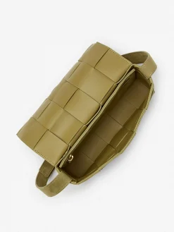 J.McLaughlin Una Woven Suede Crossbody-Women Shoes & Accessories|Mini Totes & Crossbody Bags