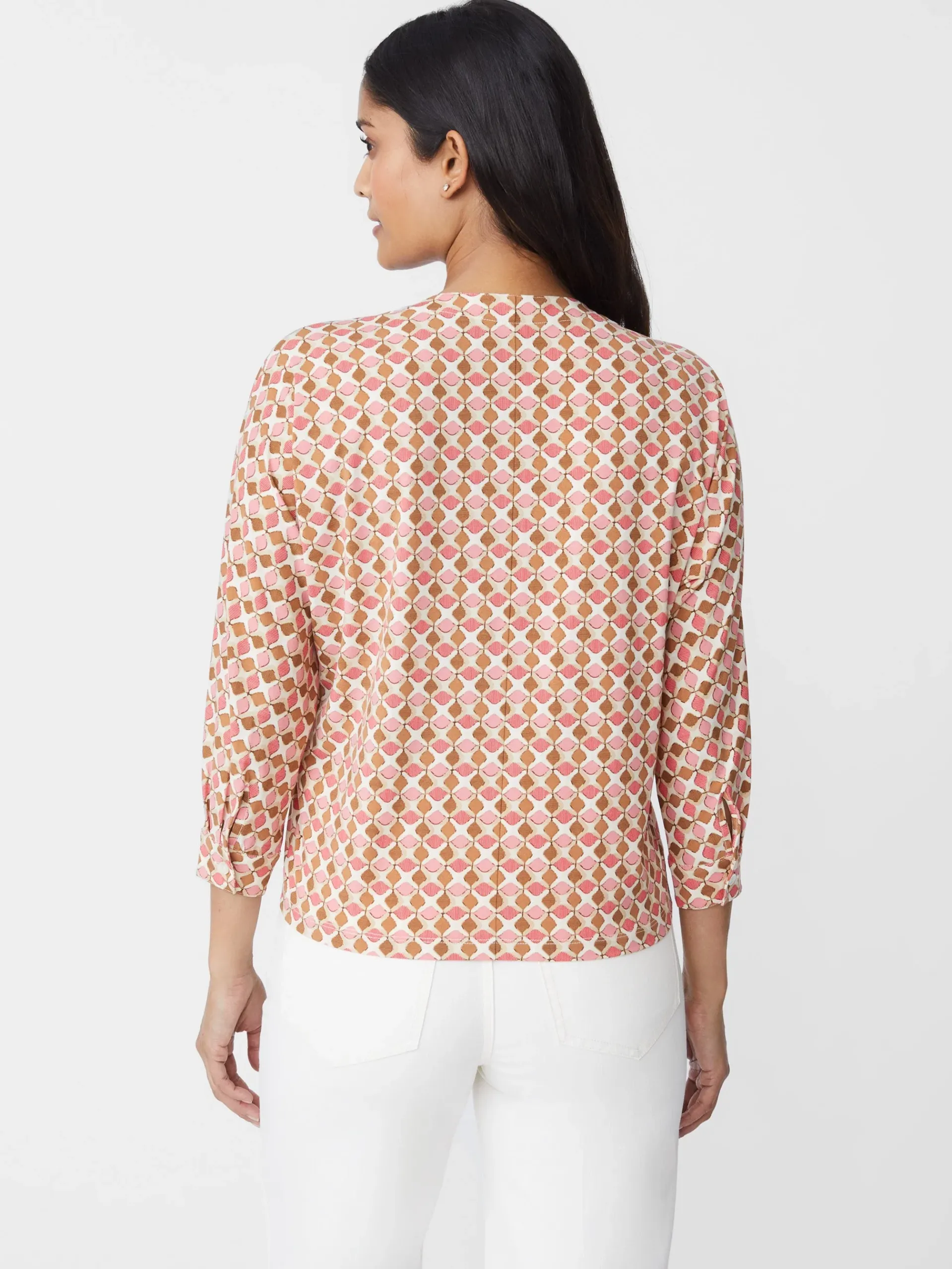 J.McLaughlin Viola Top In Hexcomb-Women Tops