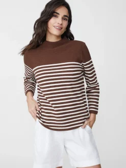 J.McLaughlin Virginie Sweater In Stripe-Women Sweaters