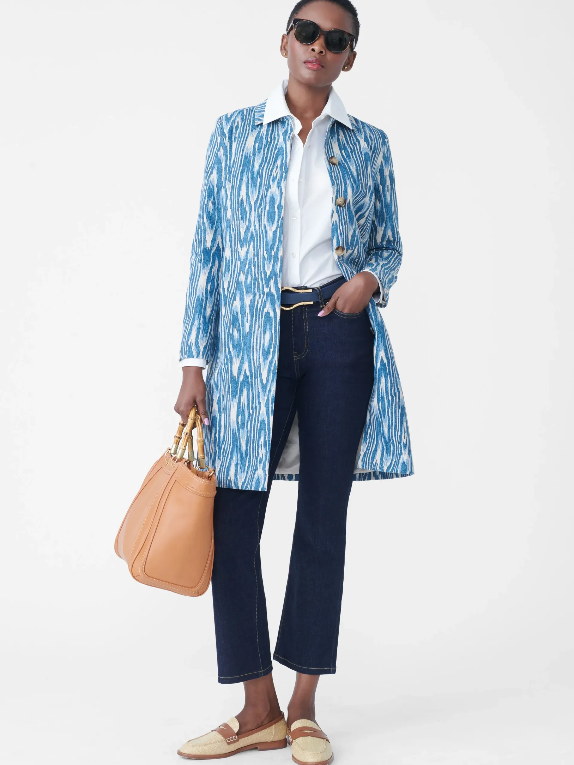 J.McLaughlin Wellington Coat In Beau Bois-Women Jackets & Outerwear